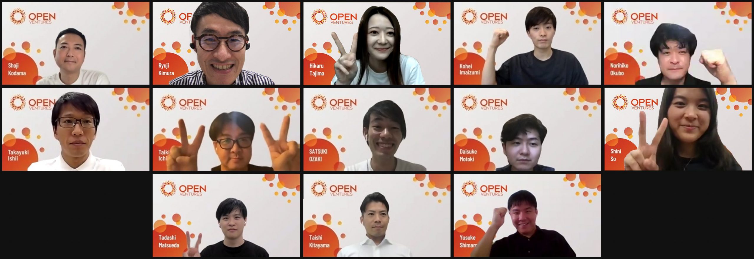 OPEN VENTURES主催イベント「OPEN PITCH Vol.14」を完全オンラインにて開催！